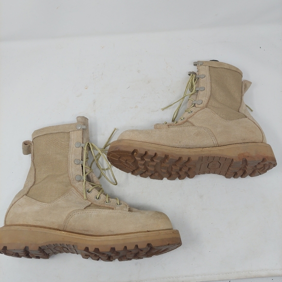 Rocky 790G Desert Tan Suede Military Combat Boots Gore Tex Tactical Size 6.5 W - Picture 4 of 10